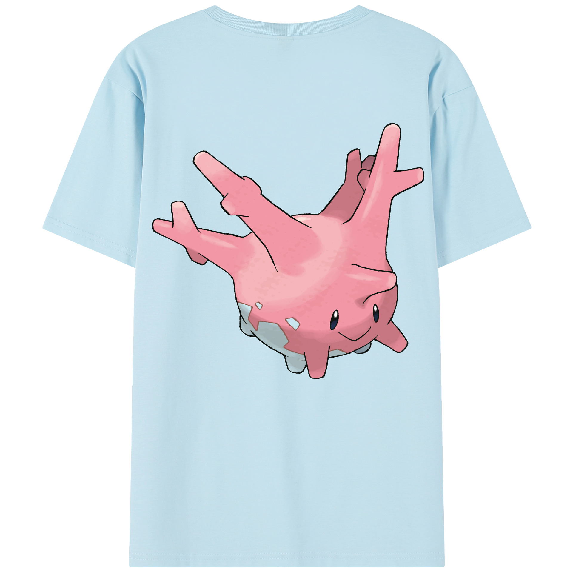 （画像用） ポケットモンスター Pokémon 綿100％半袖Tシャツ（背面プリント）